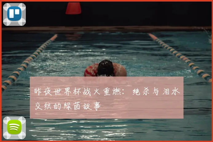 昨夜世界杯战火重燃：绝杀与泪水交织的绿茵故事